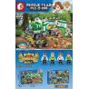 SEMBO 603031 non  XE NGHIÊN CỨU KHU RỪNG bộ đồ chơi xếp lắp ráp ghép mô hình Rescue Team Đội Cứu Hộ 528 khối