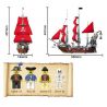WANGE DR.LUCK 53041 non  HẢI TẶC RÂU ĐEN bộ đồ chơi xếp lắp ráp ghép mô hình Pirates Of The Caribbean PIRATES BLACK BEARD Cướp Biển Vùng Caribe 1123 khối