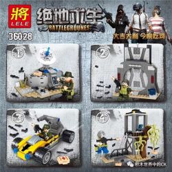 LELE 36028 non  QUÂN ĐỘI JEDI CHỐNG KHỦNG BỐ bộ đồ chơi xếp lắp ráp ghép mô hình Pubg Battlegrounds Bắn Súng 404 khối