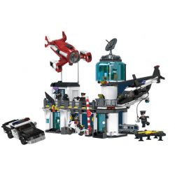 XINGBAO XB-02106 02106 XB02106 non  TÊN TỘI PHẠM CHẠY TRỐN KHỎI TRỤ SỞ CẢNH SÁT bộ đồ chơi xếp lắp ráp ghép mô hình Justice Guard Cảnh Sát Bảo Vệ Hòa Bình 1480 khối