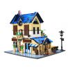 WANGE DR.LUCK 5311 non  NHÀ NGHỈ KIỂU PHÁP bộ đồ chơi xếp lắp ráp ghép mô hình Mini Modular FRENCH COUNTRY LODGE Đường Phố Thu Nhỏ 1298 khối