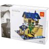 WANGE DR.LUCK 5311 non  NHÀ NGHỈ KIỂU PHÁP bộ đồ chơi xếp lắp ráp ghép mô hình Mini Modular FRENCH COUNTRY LODGE Đường Phố Thu Nhỏ 1298 khối