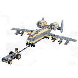 JIE STAR 29029 Xếp hình kiểu  MILITARY ARMY A10 Attack Aircraft Máy Bay Tấn Công A10 805 khối