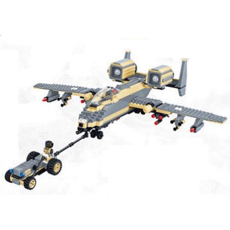JIE STAR 29029 Xếp hình kiểu  MILITARY ARMY A10 Attack Aircraft Máy Bay Tấn Công A10 805 khối