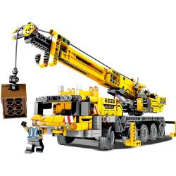 SEMBO 701800 non  XE CẨU KỸ THUẬT bộ đồ chơi xếp lắp ráp ghép mô hình  TECHNIQUE Kỹ Thuật Công Nghệ Cao Mô Hình Phương Tiện 665 khối