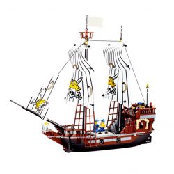 JIE STAR 30009 Xếp hình kiểu  PIRATES OF THE CARIBBEAN Pirate's Ship Tàu Cướp Biển 678 khối