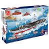 JIE STAR 20103 Xếp hình kiểu  MILITARY ARMY Aircraft Carrier Liaoing Tàu Sân Bay Liêu Ninh 1116 khối