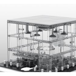 SEMBO SD6900 6900 non  CỬA HÀNG APPLE CÓ ĐÈN bộ đồ chơi xếp lắp ráp ghép mô hình Modular Buildings SEMBO BLOCK Mô Hình Nhà Cửa 1116 khối