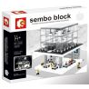 SEMBO SD6900 6900 non  CỬA HÀNG APPLE CÓ ĐÈN bộ đồ chơi xếp lắp ráp ghép mô hình Modular Buildings SEMBO BLOCK Mô Hình Nhà Cửa 1116 khối