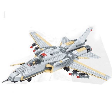 JIE STAR 29030 Xếp hình kiểu  MILITARY ARMY American F-14 Fighter Máy Bay Tiêm Kích F-14 Của Mỹ 756 khối