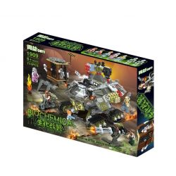 CAYI 1909 non  TRẬN ĐÁNH PHÁ CỦA SIÊU XE TĂNG A-374 bộ đồ chơi xếp lắp ráp ghép mô hình Biochemical Policeman Cảnh Sát Chống Vũ Khí Hóa Học 774 khối