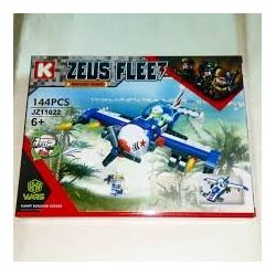 LE DI PIN 11022 Xếp hình kiểu  MILITARY ARMY Zeus Fleet Đội Quân Của Zeus 859 khối