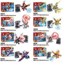 SHENG YUAN SY 1169H 1169A 1169B 1169C 1169D 1169E 1169F 1169G non  NHỮNG BỘ ÁO GIÁP CỦA NGƯỜI SẮT bộ đồ chơi xếp lắp ráp ghép mô hình Super Heroes HEROES ASSEMBLE Siêu Nhân Anh Hùng 1008 khối