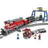 Kazi KY98219 98219 non  TÀU HỎA CÓ RAY VỚI ĐỘNG CƠ PIN bộ đồ chơi xếp lắp ráp ghép mô hình Trains RAIL TRAIN DF5 1002 khối