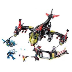 Enlighten 2721 Qman 2721 non  MÁY BAY CHIẾN ĐẤU TRANG BỊ SÚNG HỦY DIỆT bộ đồ chơi xếp lắp ráp ghép mô hình The High-Tech Era Kỷ Nguyên Công Nghệ Cao 1001 khối