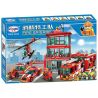 Winner 7025 non  LỰC LƯỢNG CỨU HỎA bộ đồ chơi xếp lắp ráp ghép mô hình Fire Rescure FIRE BRIGADE 969 khối