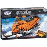 Winner 7068 non  XE MÔ TÔ TRƯỢT TUYẾT SIÊU ĐẲNG tỷ lệ 1:8 bộ đồ chơi xếp lắp ráp ghép mô hình  THE TURBO SNOWMOBILE MOTO Kỹ Thuật Công Nghệ Cao Mô Hình Phương Tiện 961 khối