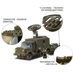 SLUBAN M38-B7000 B7000 7000 M38B7000 38-B7000 non  ĐỘI XE BẮN TRÊN KHÔNG bộ đồ chơi xếp lắp ráp ghép mô hình Land Forces 2 Sức Mạnh Mặt Đất 956 khối