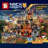 SHENG YUAN SY SY801 non  PHÁO ĐÀI NHAM THẠCH bộ đồ chơi xếp lắp ráp ghép mô hình Nexo Knights NICK KINGHTS JESTRO'S VOLCANO LAIR Hiệp Sỹ Nexo 949 khối