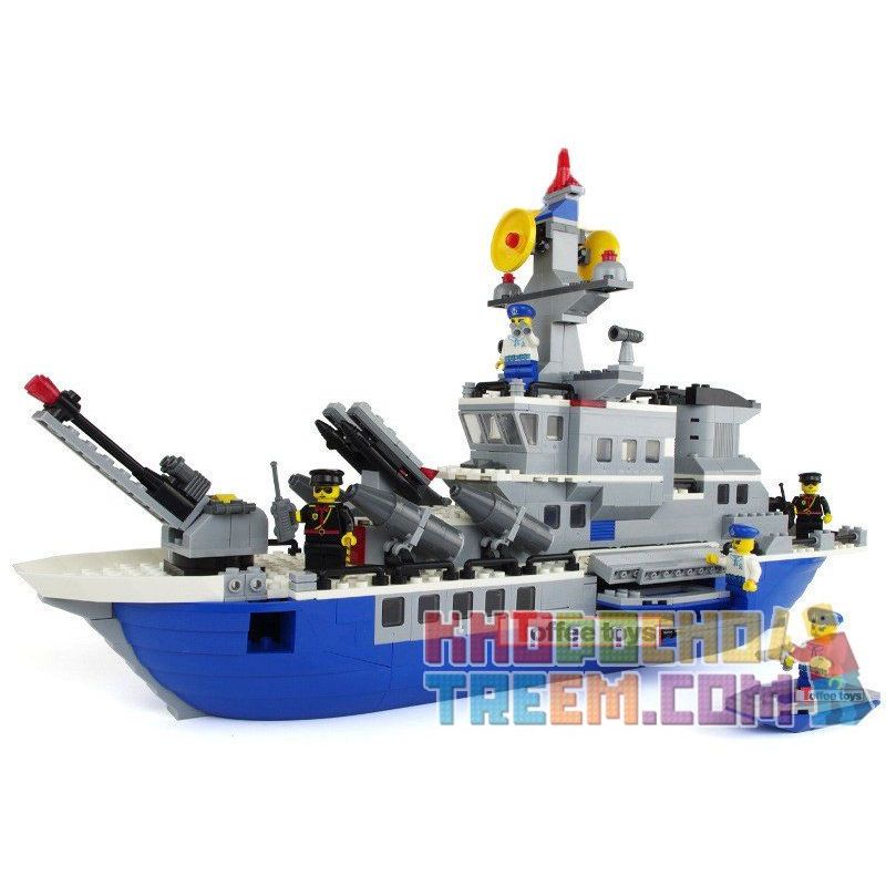 JIE STAR 31003 Xếp hình kiểu  MILITARY ARMY Super Destroyer Siêu Tàu Khu Trục 646 khối