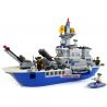 JIE STAR 31003 Xếp hình kiểu  MILITARY ARMY Super Destroyer Siêu Tàu Khu Trục 646 khối