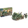 Kazi KY84056 84056 non  4 THIẾT BỊ KẾT HỢP THÀNH XE TĂNG bộ đồ chơi xếp lắp ráp ghép mô hình Field Army FIELD ARMY AH-64 Chiến Trường 643 khối
