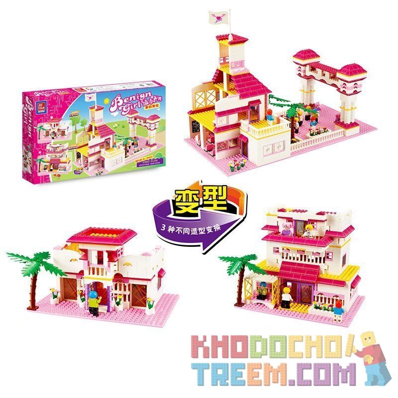 JIE STAR 20303 Xếp hình kiểu   Dream School Ngôi Trường Mơ ước 901 khối