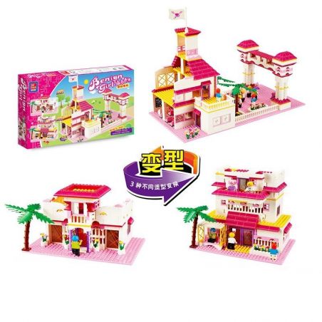 JIE STAR 20303 Xếp hình kiểu   Dream School Ngôi Trường Mơ ước 901 khối