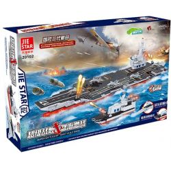 JIE STAR 20102 Xếp hình kiểu  MILITARY ARMY Chinese II Aircraft Carrier Tàu Sân Bay 894 khối