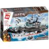 Enlighten 1723 Qman 1723 non  TÀU SÂN BAY RẮN ĐỎ bộ đồ chơi xếp lắp ráp ghép mô hình Tactical Espionage Action Chiến Thuật Quân Sự 642 khối