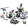 WANGE 40229 Xếp hình kiểu  CITY Police Station Sở Cảnh Sát 880 khối