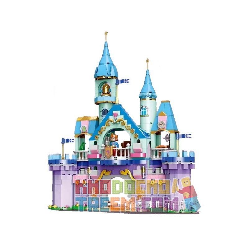XINGBAO XB-12024 12024 XB12024 non  LÂU DÀI CỦA CÔNG CHÚA VÀ HOÀNG TỬ bộ đồ chơi xếp lắp ráp ghép mô hình Castal Princess CASTAL PEINCESS PRINCE CASTLE Công Chúa Castal 873 khối