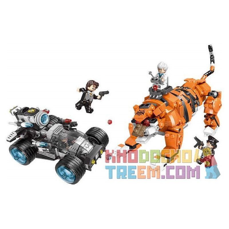 XINGBAO XB-10005 10005 XB10005 non  CẢNH SÁT THÀNH PHỐ NGĂN NGỪA SỰ BIẾN ĐỔI CỦA HỔ bộ đồ chơi xếp lắp ráp ghép mô hình Police 850 khối