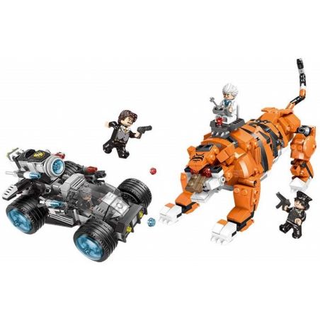 XINGBAO XB-10005 10005 XB10005 non  CẢNH SÁT THÀNH PHỐ NGĂN NGỪA SỰ BIẾN ĐỔI CỦA HỔ bộ đồ chơi xếp lắp ráp ghép mô hình Police 850 khối