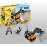 QIZHILE 3001 Xếp hình kiểu  CREATOR 3 IN 1 Construction Vehicle 5 In 1 Bộ Xe Xây Dựng Máy ủi, Máy Xúc, Xe Tải, Cần Cẩu, Xe Trộn Be· 634 khối