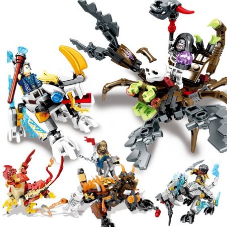 SEMBO SD3200 3200 Xếp hình kiểu  CHRONICLES OF THE GHOSTLY TRIBE Knights And Skeleton Lord War Cuộc Chiến Của Các Kỵ Binh Và Bộ Xương Quỷ 828 khối