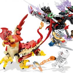 SEMBO SD3200 3200 Xếp hình kiểu  CHRONICLES OF THE GHOSTLY TRIBE Knights And Skeleton Lord War Cuộc Chiến Của Các Kỵ Binh Và Bộ Xương Quỷ 828 khối