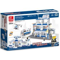 JIE STAR 20024 Xếp hình kiểu  CITY Police City Guard Team Đội Cảnh Vệ Thành Phố 612 khối