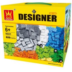 WANGE DR.LUCK 58231 non  THỎA SỨC SÁNG TẠO VỚI CÁC KHỐI NHỎ bộ đồ chơi xếp lắp ráp ghép mô hình Dacta DESIGNER Học Tập 625 khối