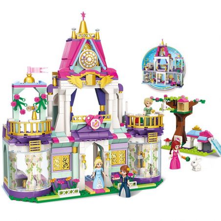 Enlighten 2611 Qman 2611 non  TRƯỜNG HỌC HOÀNG GIA CỦA CÔNG CHÚA LEIA bộ đồ chơi xếp lắp ráp ghép mô hình  ROYAL WISDOM SCHOOL Các Bạn Gái 626 khối