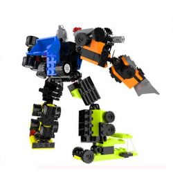QIZHILE 5004 Xếp hình kiểu  CREATOR 3 IN 1 Puzzle Robot Combined Xếp Hình Kết Hợp Robot 622 khối