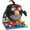 PanlosBrick G835-4 835-4 Panlos Brick G835-4 835-4 Xếp hình kiểu  THE ANGRY BIRDS MOVIE Chim điên Màu đen 580 khối