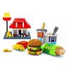 WISE HAWK 2340 Xếp hình kiểu Nanoblock ARCHITECTURE McDonald's Package Gói McDonald's 1600 khối