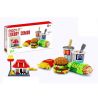 WISE HAWK 2340 Xếp hình kiểu Nanoblock ARCHITECTURE McDonald's Package Gói McDonald's 1600 khối