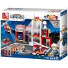 SLUBAN M38-B0631 B0631 0631 M38B0631 38-B0631 non  TRỤ SỞ CỨU HỎA bộ đồ chơi xếp lắp ráp ghép mô hình Fire Rescure FIRE STATION 612 khối