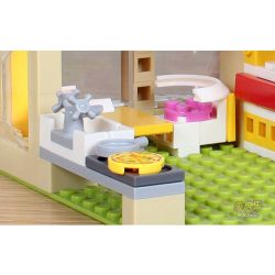 WANGE 47211N Xếp hình kiểu   3-floor House Ngôi Nhà Ba Tầng 621 khối