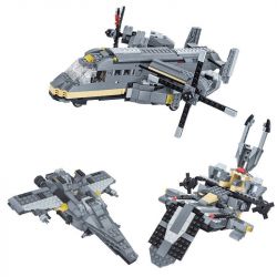 JIE STAR 29027 Xếp hình kiểu  MILITARY ARMY Osprey Munitions Transporter Trực Thăng Vận Tải 631 khối