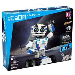 DOUBLEE CADA C51028 51028 non  ROBOT MÁY KHOAN bộ đồ chơi xếp lắp ráp ghép mô hình  DADA Kỹ Thuật Công Nghệ Cao Mô Hình Phương Tiện 606 khối