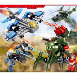 Bozhi 81018 KY81018 non  6 PHƯƠNG TIỆN QUÂN SỰ bộ đồ chơi xếp lắp ráp ghép mô hình Red Alert 3 Báo Động Đỏ 3 608 khối