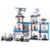 SLUBAN M38-B0660 B0660 0660 M38B0660 38-B0660 non  XẾP HÌNH TRỤ SỞ CẢNH SÁT bộ đồ chơi xếp lắp ráp ghép mô hình Police POLICE POLICE HEADQUARTERS 606 khối